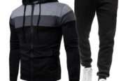 New Imported Men’s Casual fleece-lined Zipper Hoodie Sweater/ Pullover