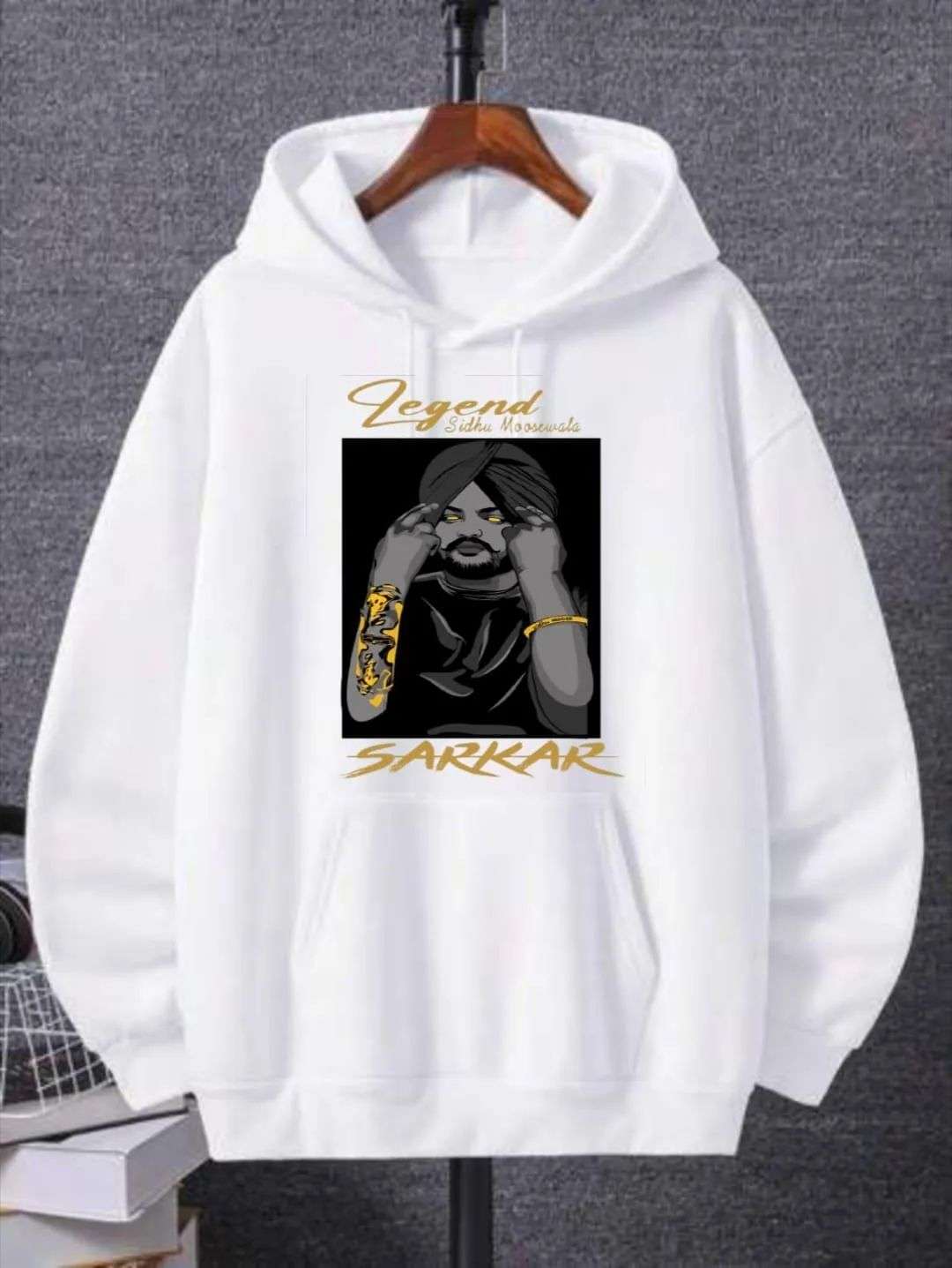 1 Pc Men’s Fleece Printed Hoodie