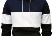 Men’s Fleece Plain Hoodie