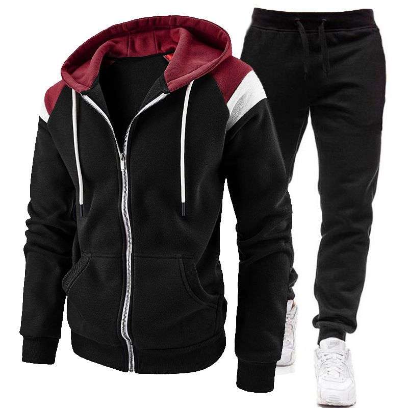 Men’s New Imported Fashion Trendy Zipper Sports Hooded Sweater / Pullover
