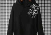 1 Pc Men’s Fleece Printed Hoodie