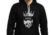 1 Pc Men’s Cotton Fleece Printed Hoodie