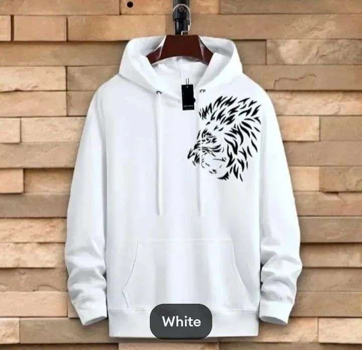 1 Pc Men’s Fleece Printed Hoodie
