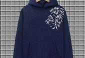1 Pc Men’s Fleece Printed Hoodie