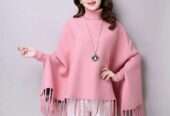 Women’s Fleece Poncho Cape Shawl