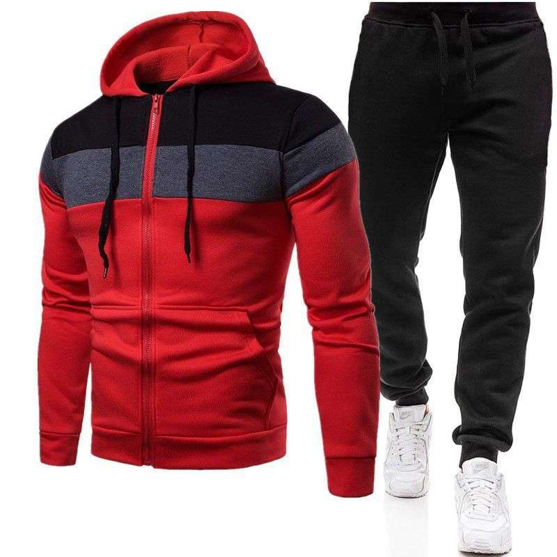 New Imported Men’s Casual fleece-lined Zipper Hoodie Sweater/ Pullover
