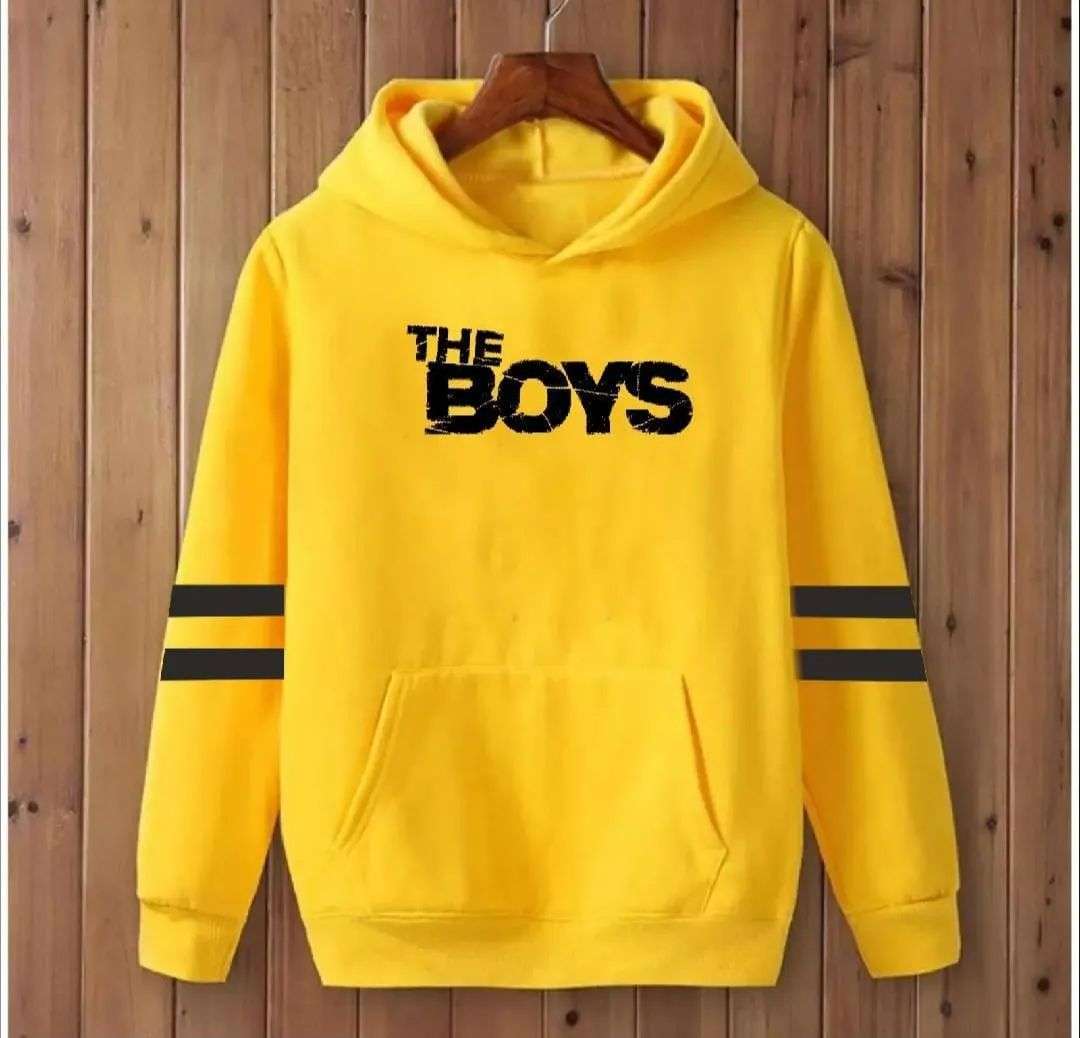 Men’s Polyester Fleece Printed Hoodie