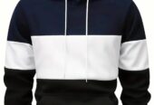 Men’s Fleece Plain Hoodie
