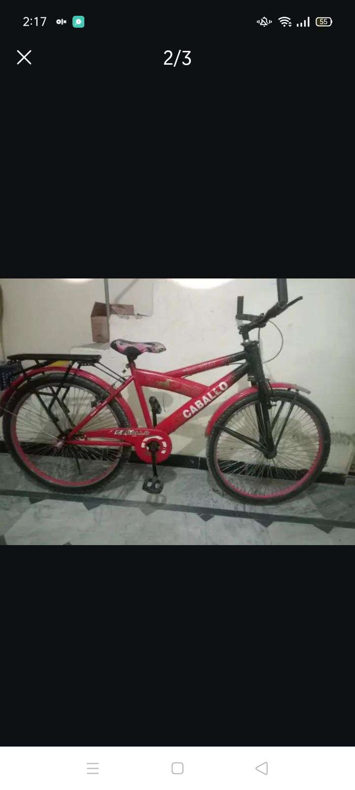 Red Color Full Size Cycle