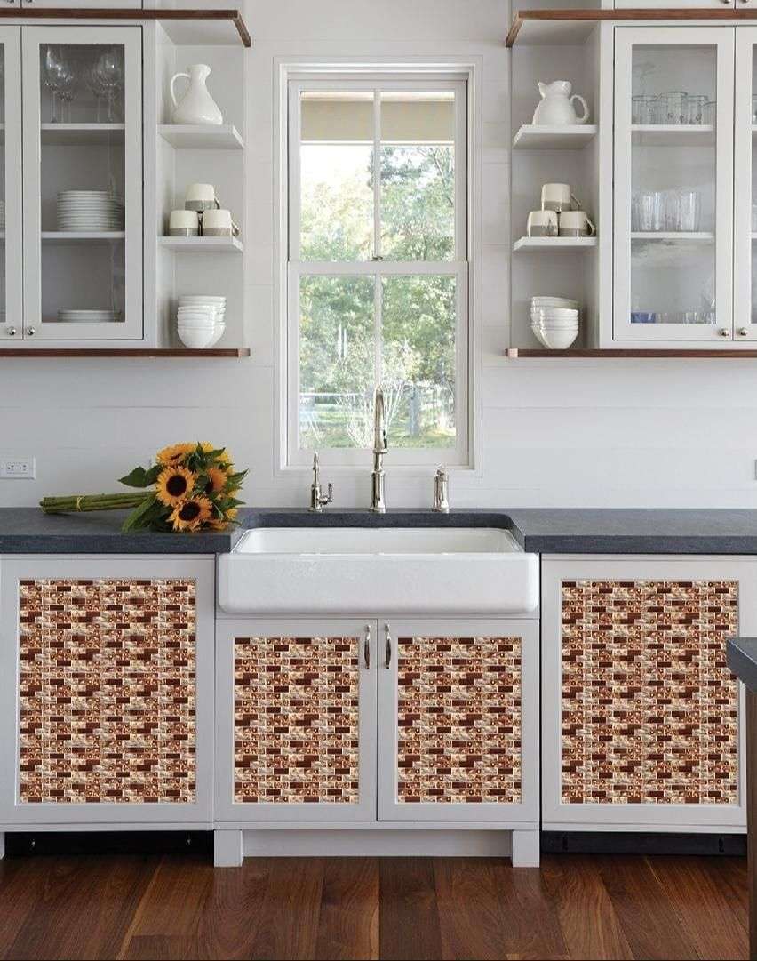 50 Pcs Marble Sticker Sheet – Enhances Kitchen Organization & Easy To Clean