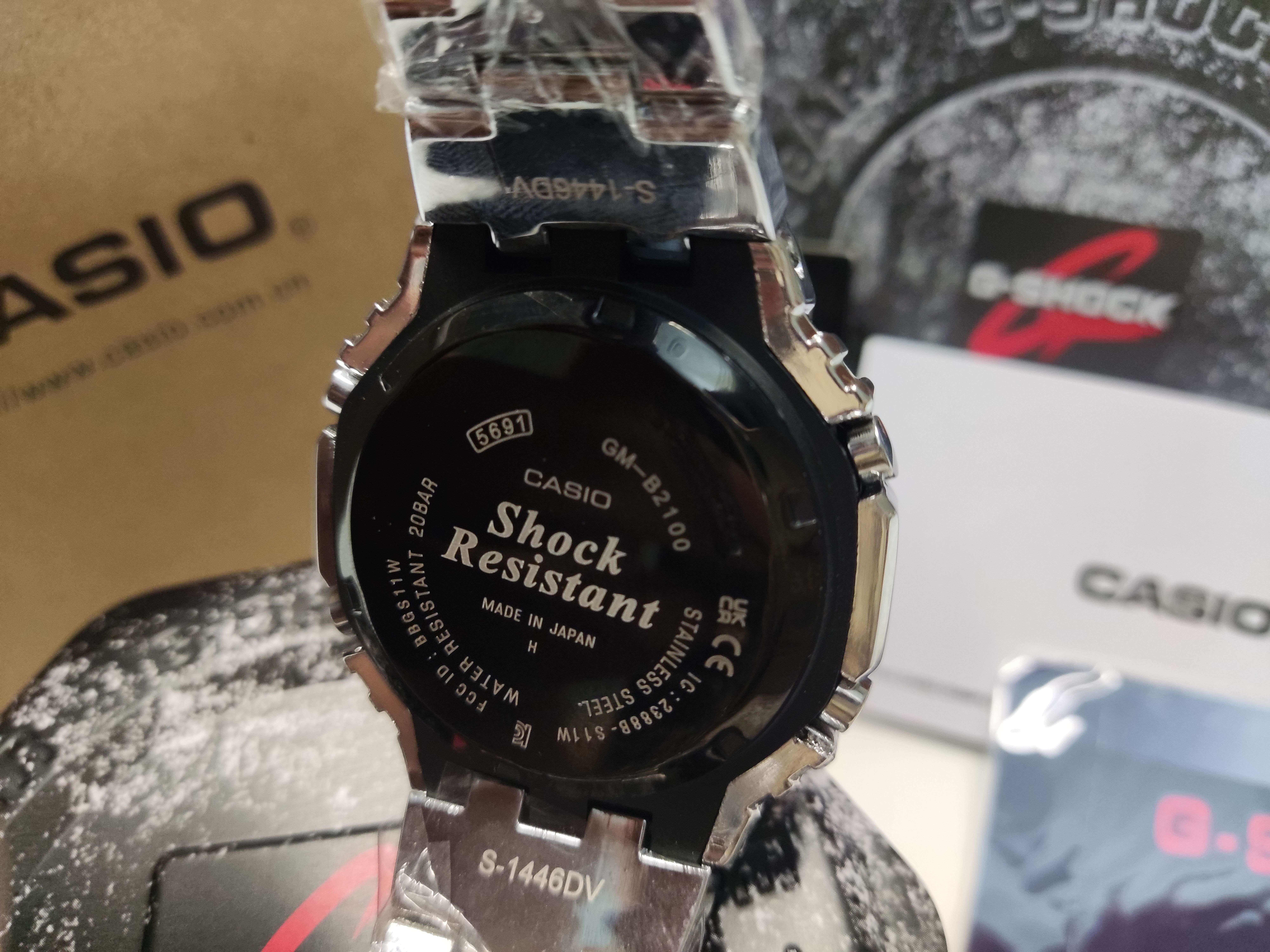 Casio G-Shock GM-2110-D Stainless Steel
