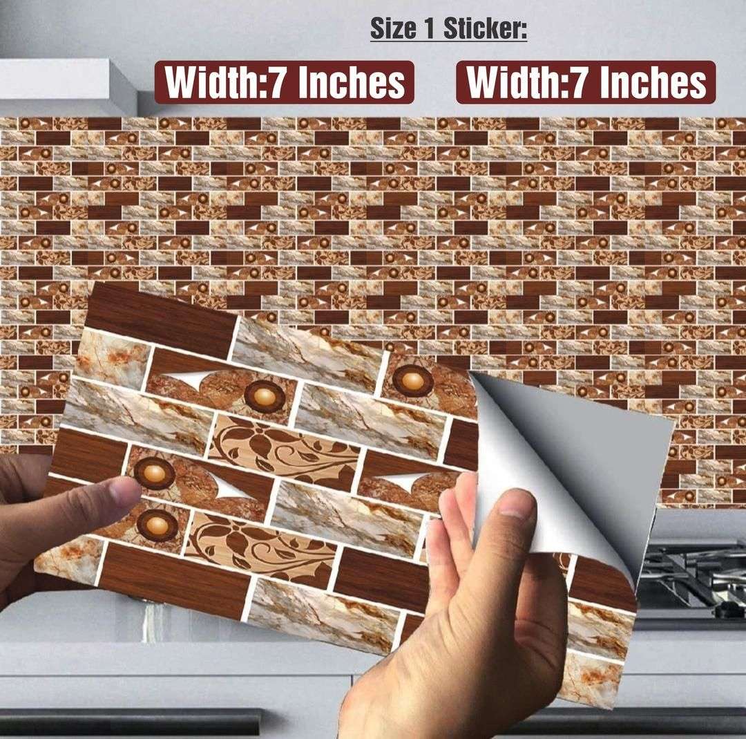 50 Pcs Marble Sticker Sheet – Enhances Kitchen Organization & Easy To Clean