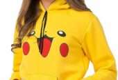 1 Pc Women’s Stitched Fleece Printed Pullover Hoodie