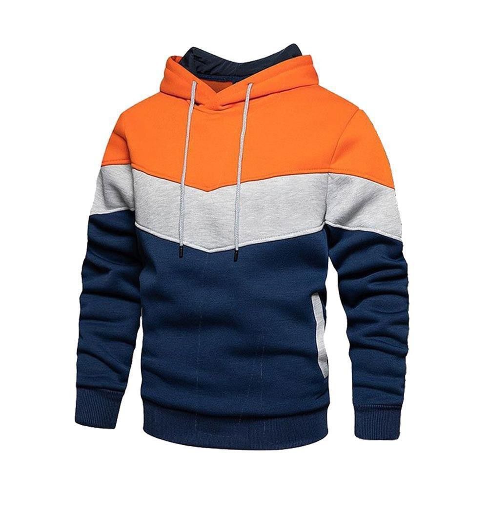 New Imported Men’s Casual Sports Fleece Hooded Sweater/ Pullover