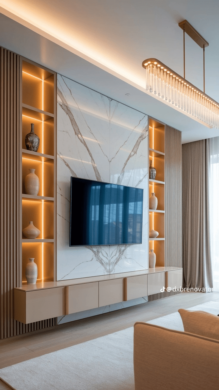 Bed Back Wall And Media Walls Interior 2k25