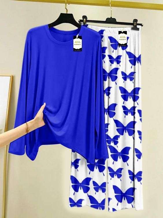 2 Pcs Women’s Stitched Night Suit