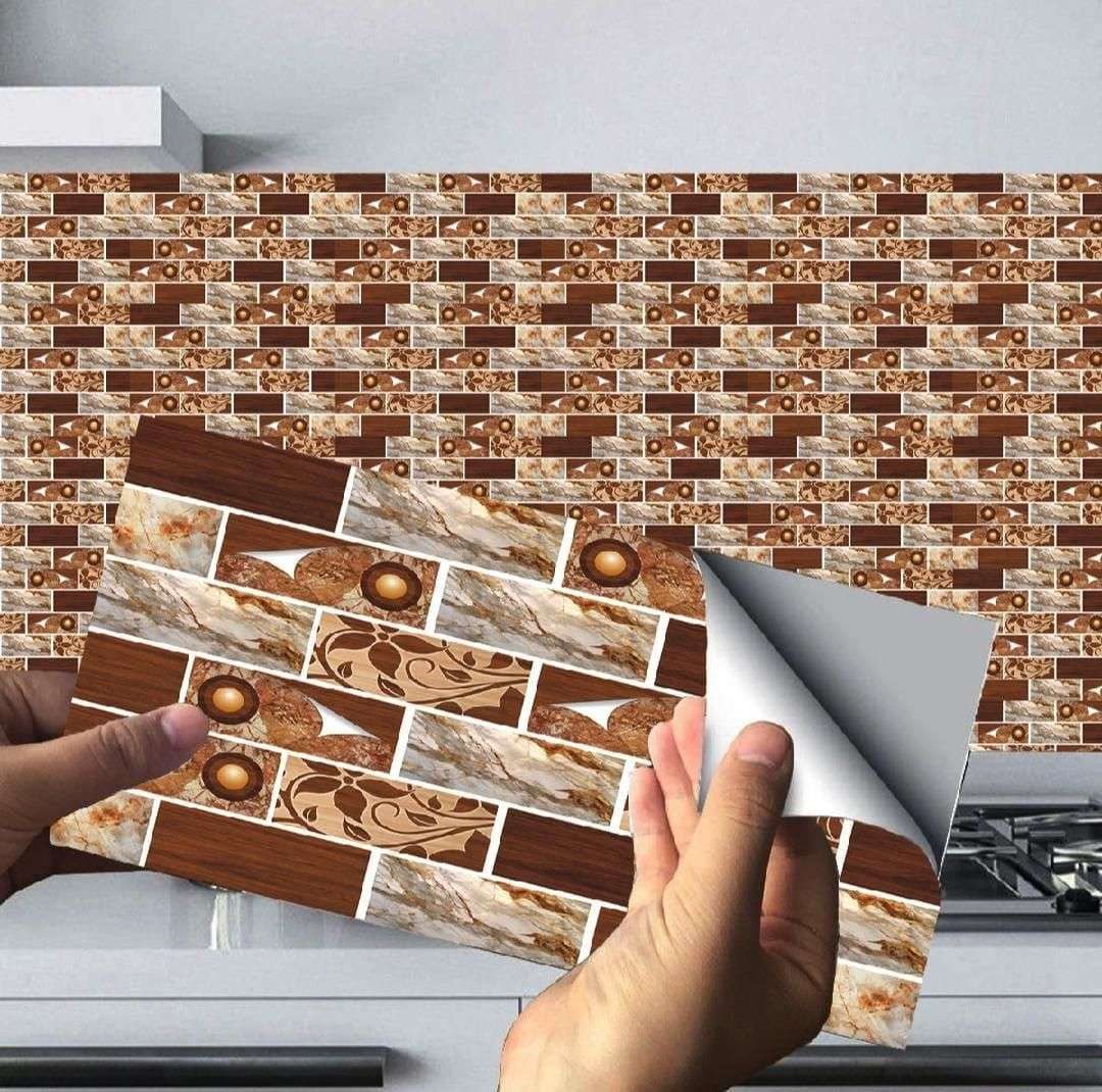 50 Pcs Marble Sticker Sheet – Enhances Kitchen Organization & Easy To Clean