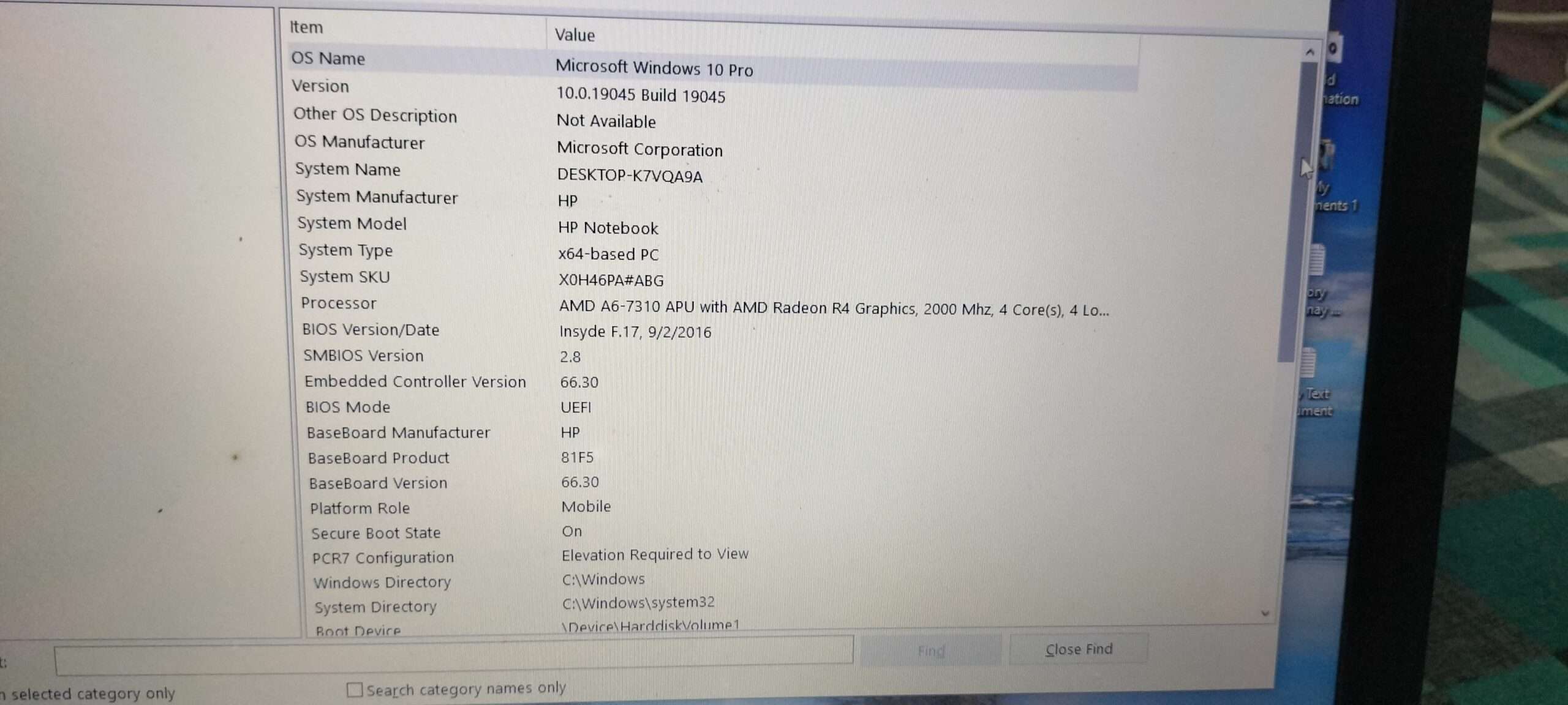 HP laptop i7 with 1 TB Hard