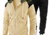 Men’s New Imported Fashion Trendy Zipper Sports Hooded Sweater / Pullover
