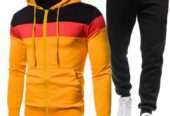 New Imported Men’s Casual fleece-lined Zipper Hoodie Sweater/ Pullover