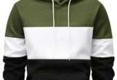 Men’s Fleece Plain Hoodie