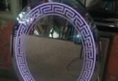 Led mirror glass