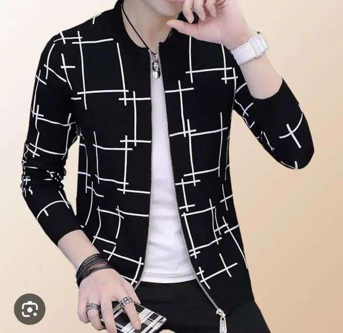 Men’s Stylish Winter Wear Graphic Sublimation Fleece Jacket