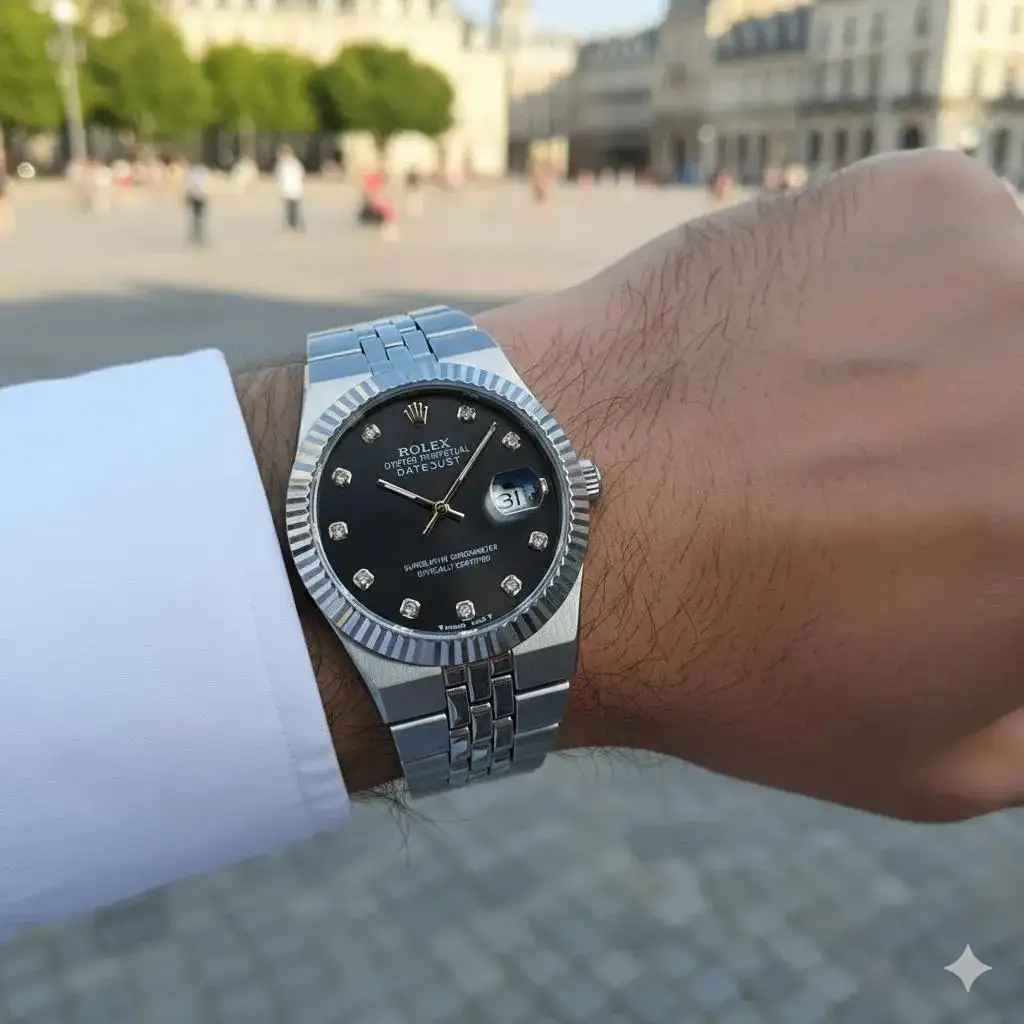 Men’s Oyster Perpetual Datejust Style Rolex Watch