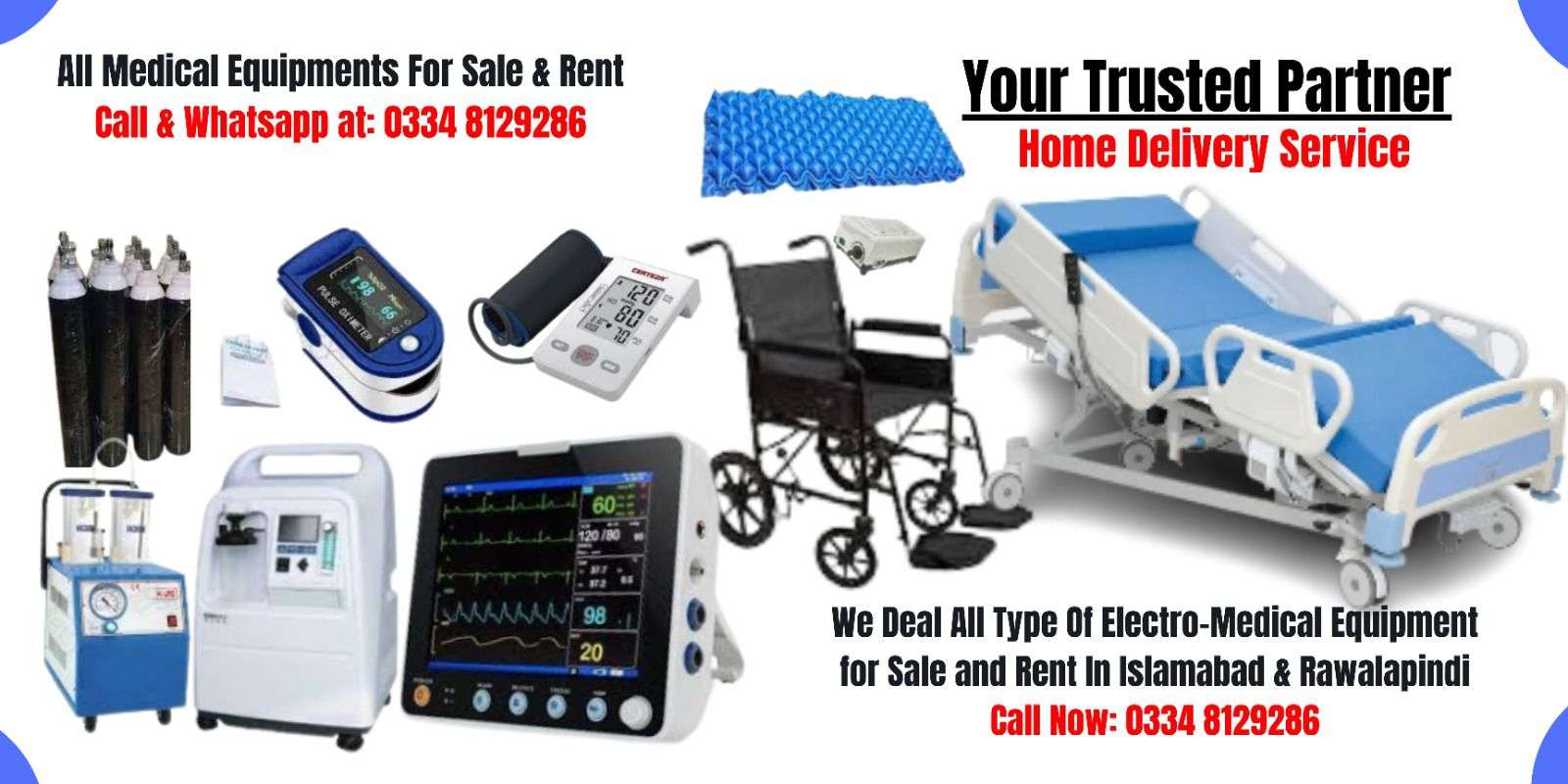 Home nursing, female & male nurse patient attendant at home