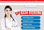 Home nursing staff, physiotherapist, patient care at home