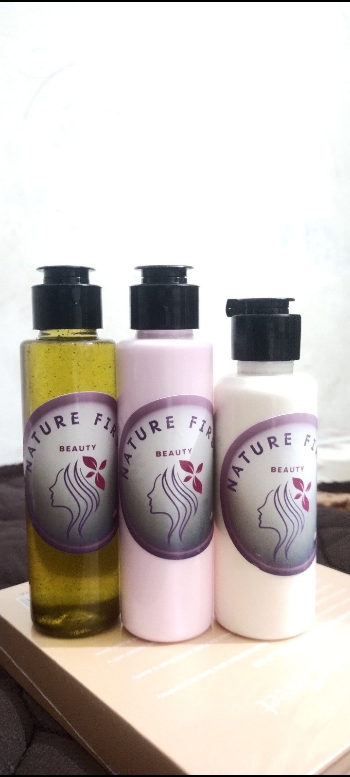 Hair oil, almond and honey lotion, hand and feet lotion indeal