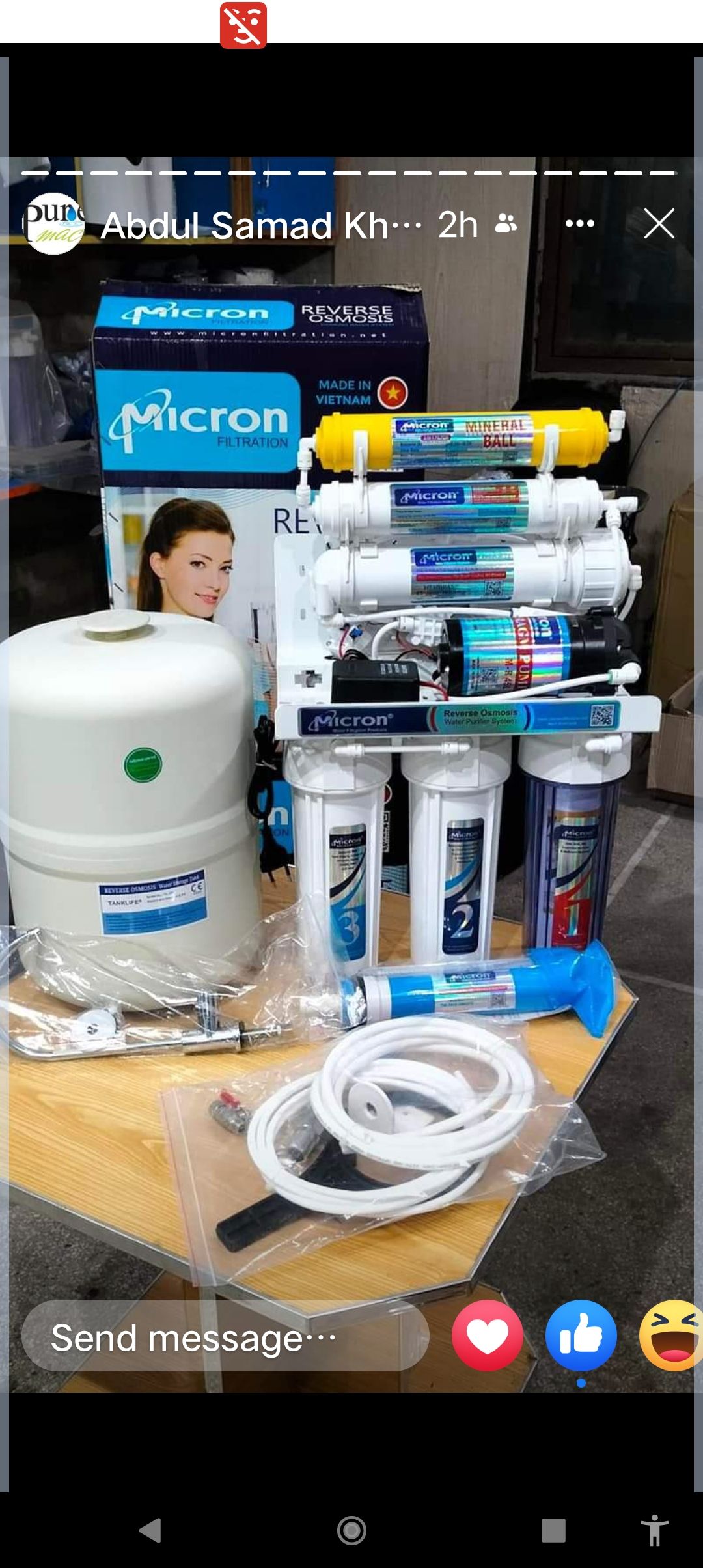 Water filters water softener