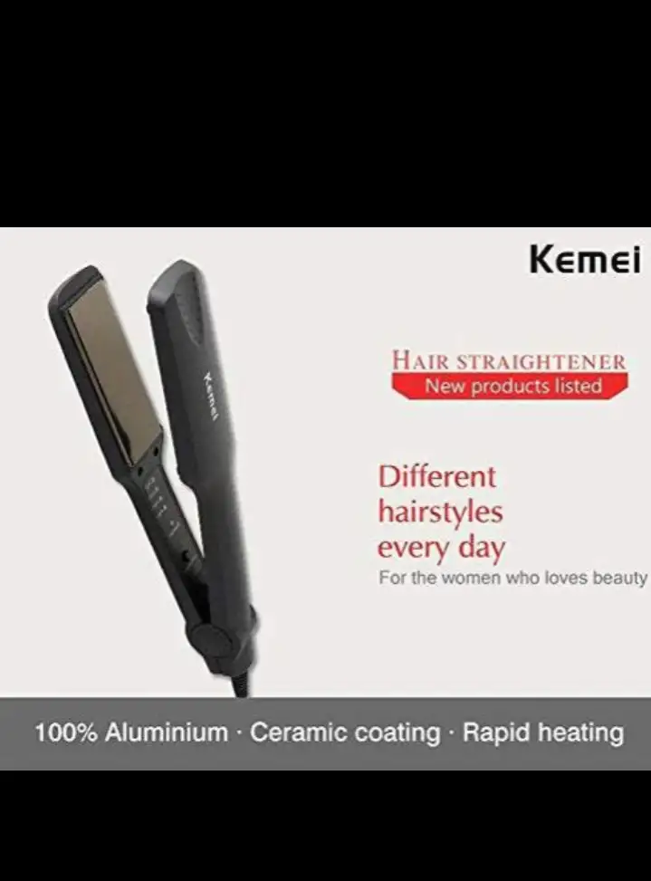Kemmei hair straightener 100% best performance with 4 heating steps