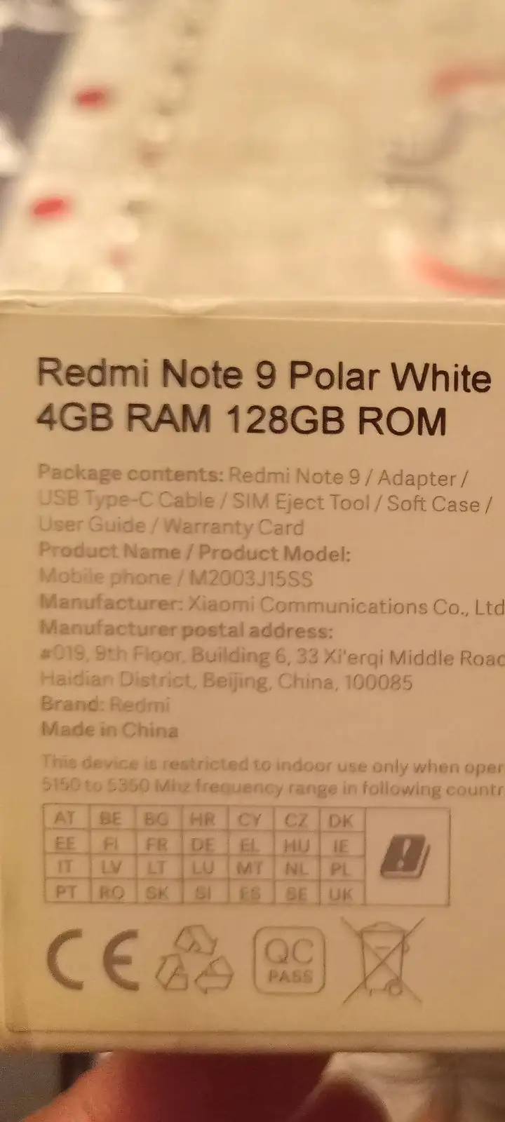 Redmi note 9 for sale