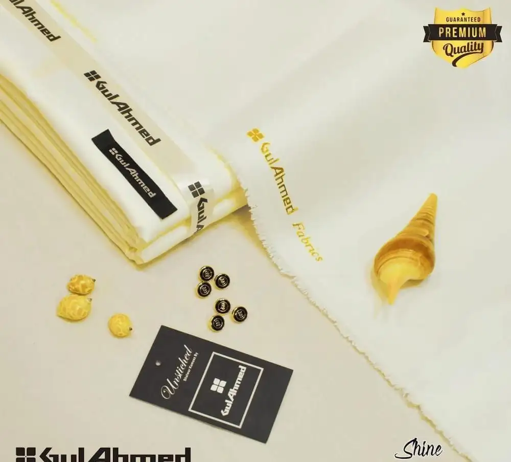 Men’s Unstitched Satin Silk Plain Suit