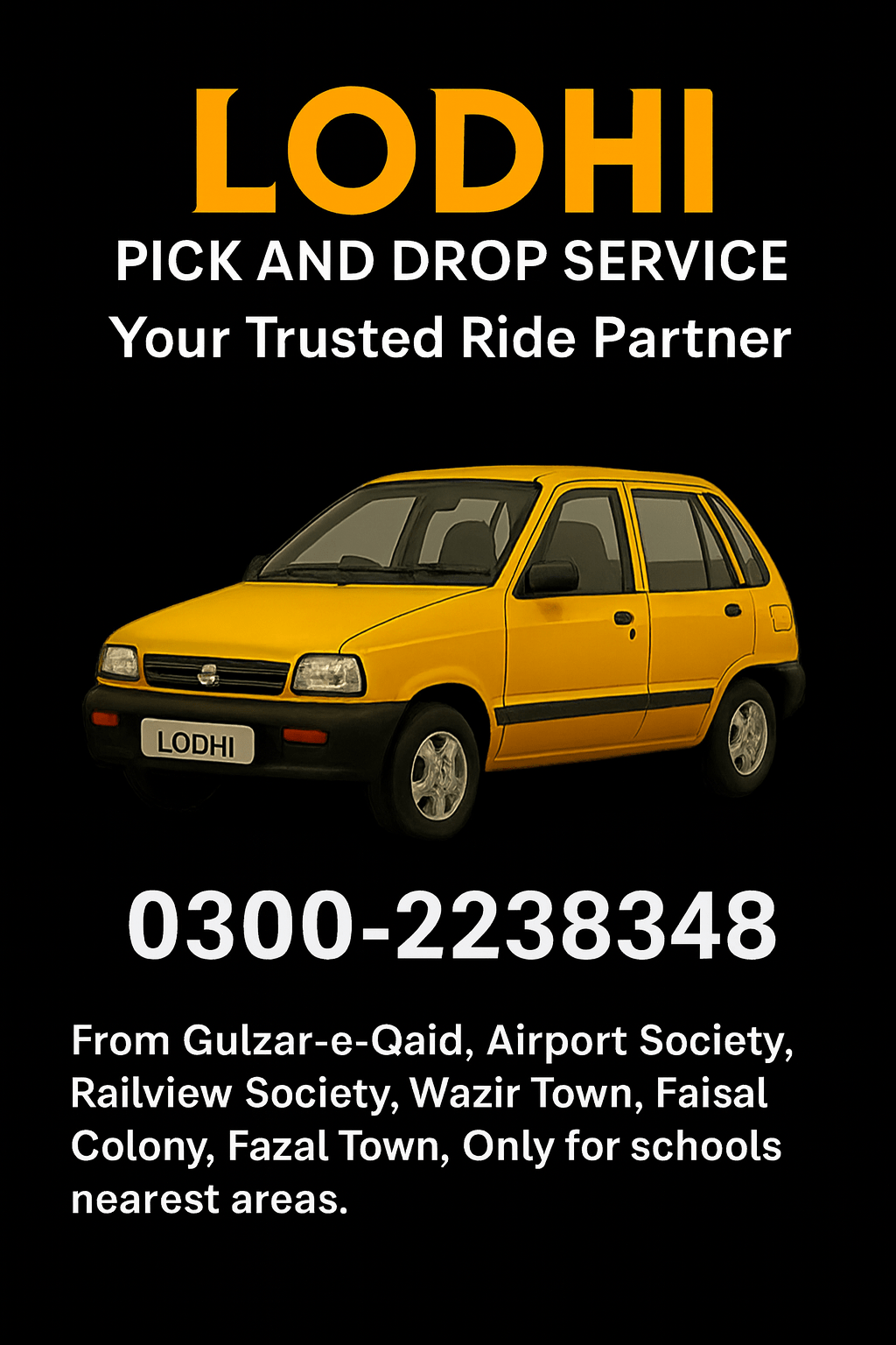 Pick and drop service