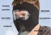Windproof Anti-Dust Full Face Mask with Anti-Fog Goggles