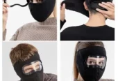 Windproof Anti-Dust Full Face Mask with Anti-Fog Goggles