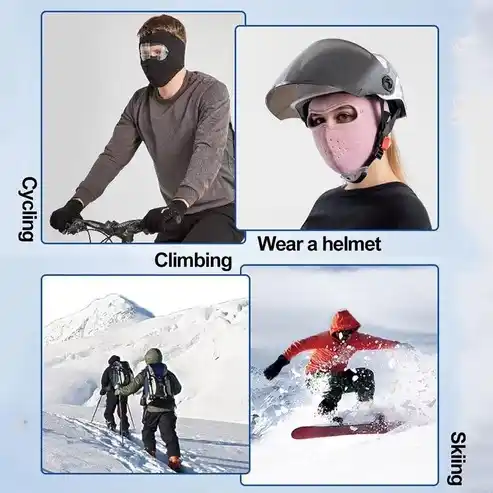 Windproof Anti-Dust Full Face Mask with Anti-Fog Goggles
