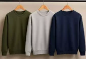 Bundle of 3 decent plain sweatshirts for men