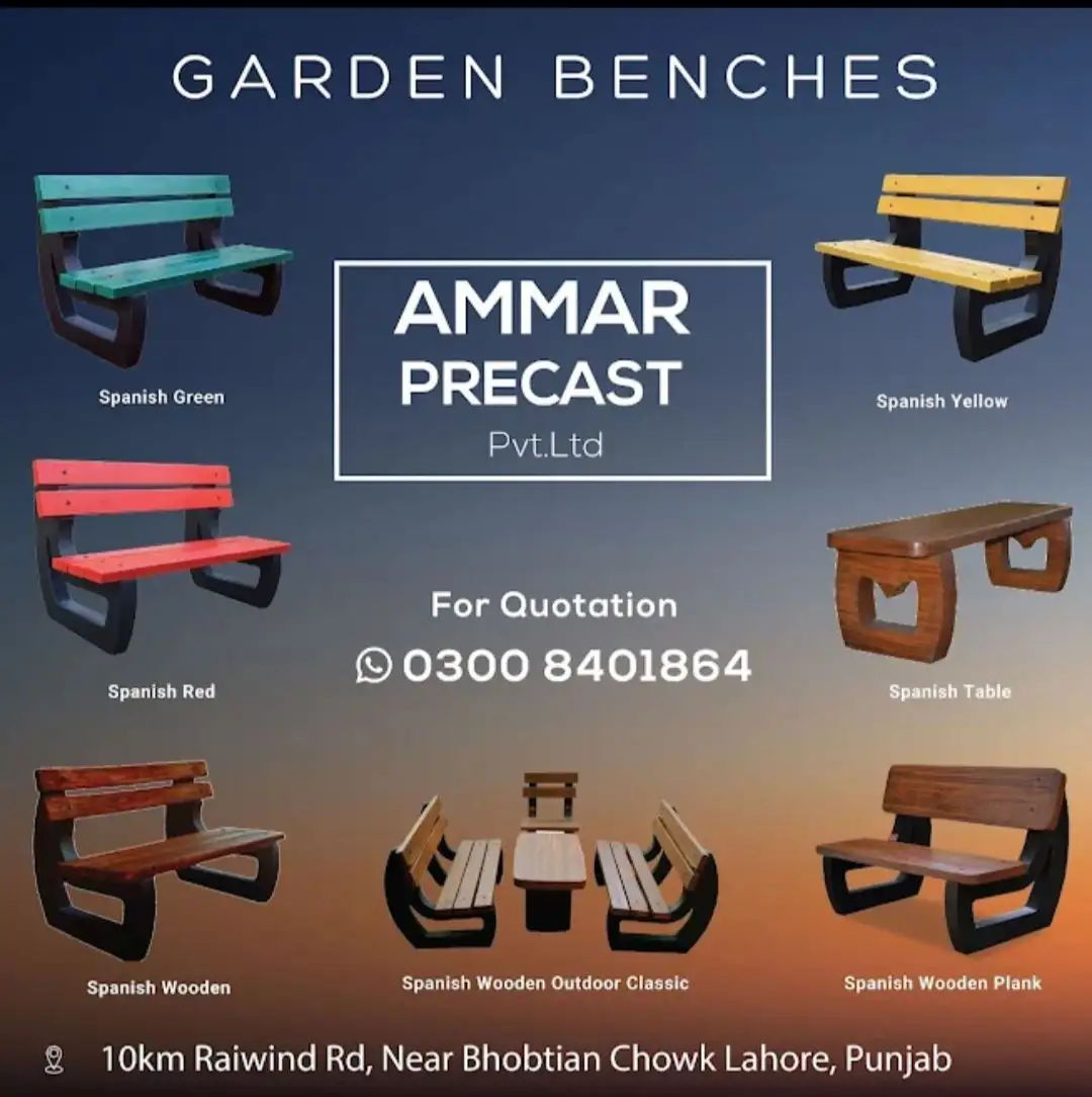 Garden Banch outdoor seating etc..