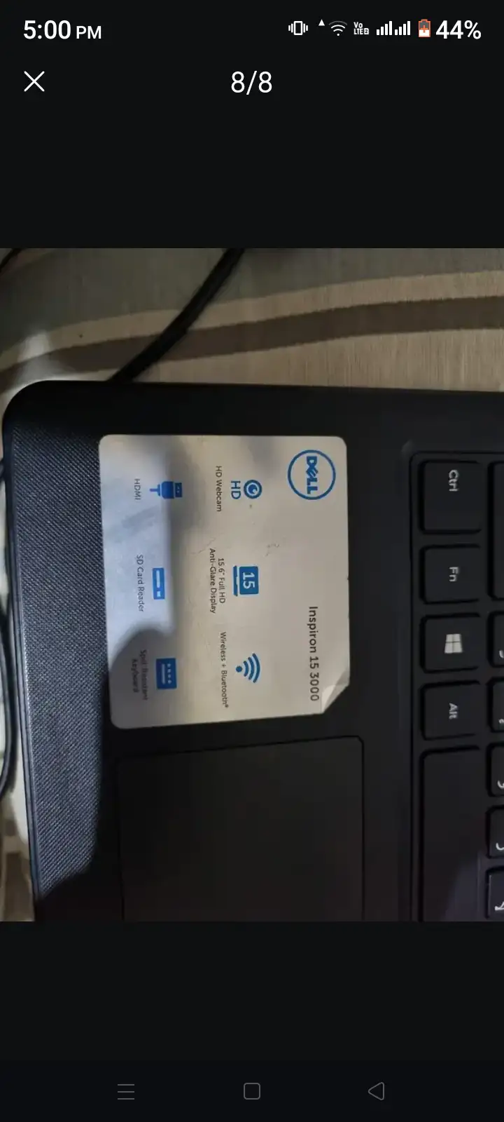 Laptop i5 8th Generation