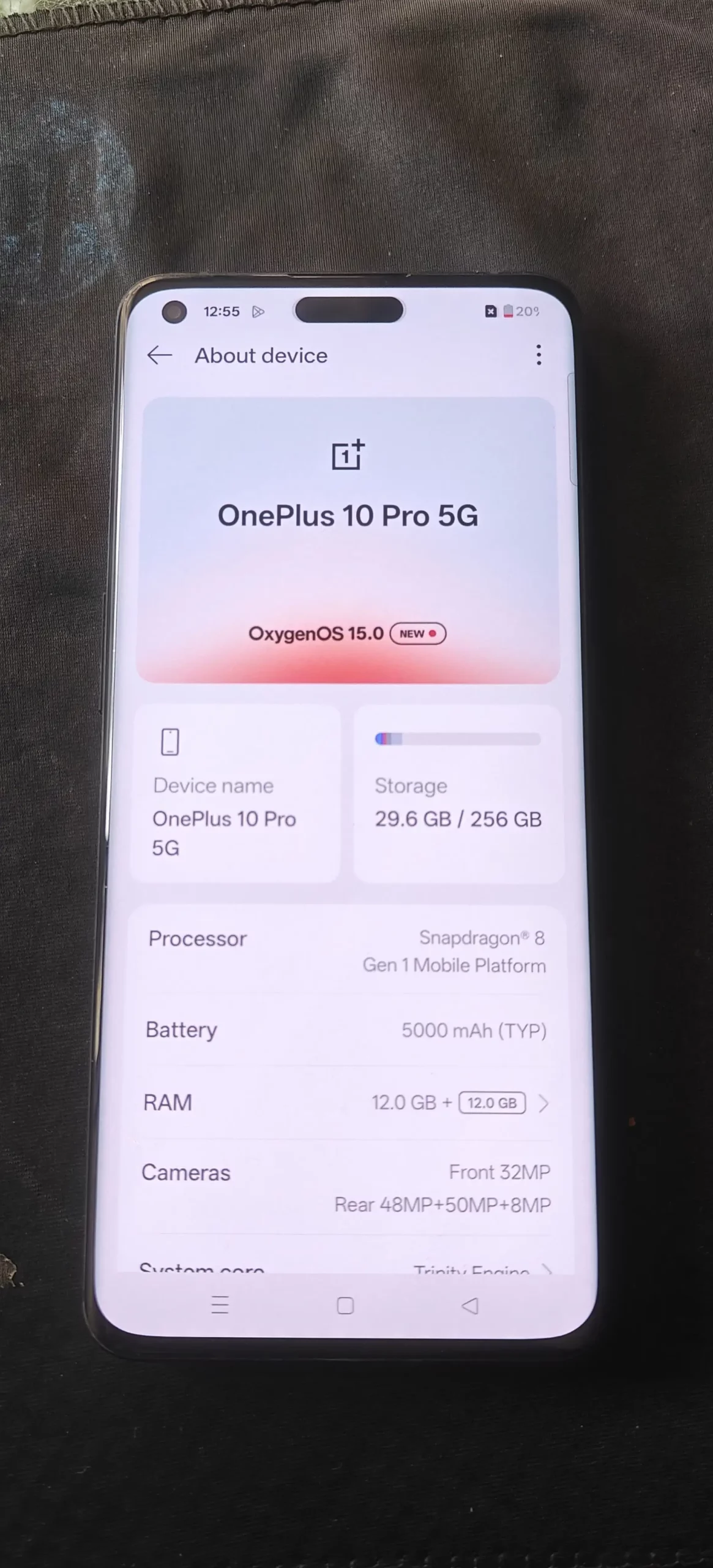 OnePlus 10pro 12+12+256gb only mobile ha pta original approve ha