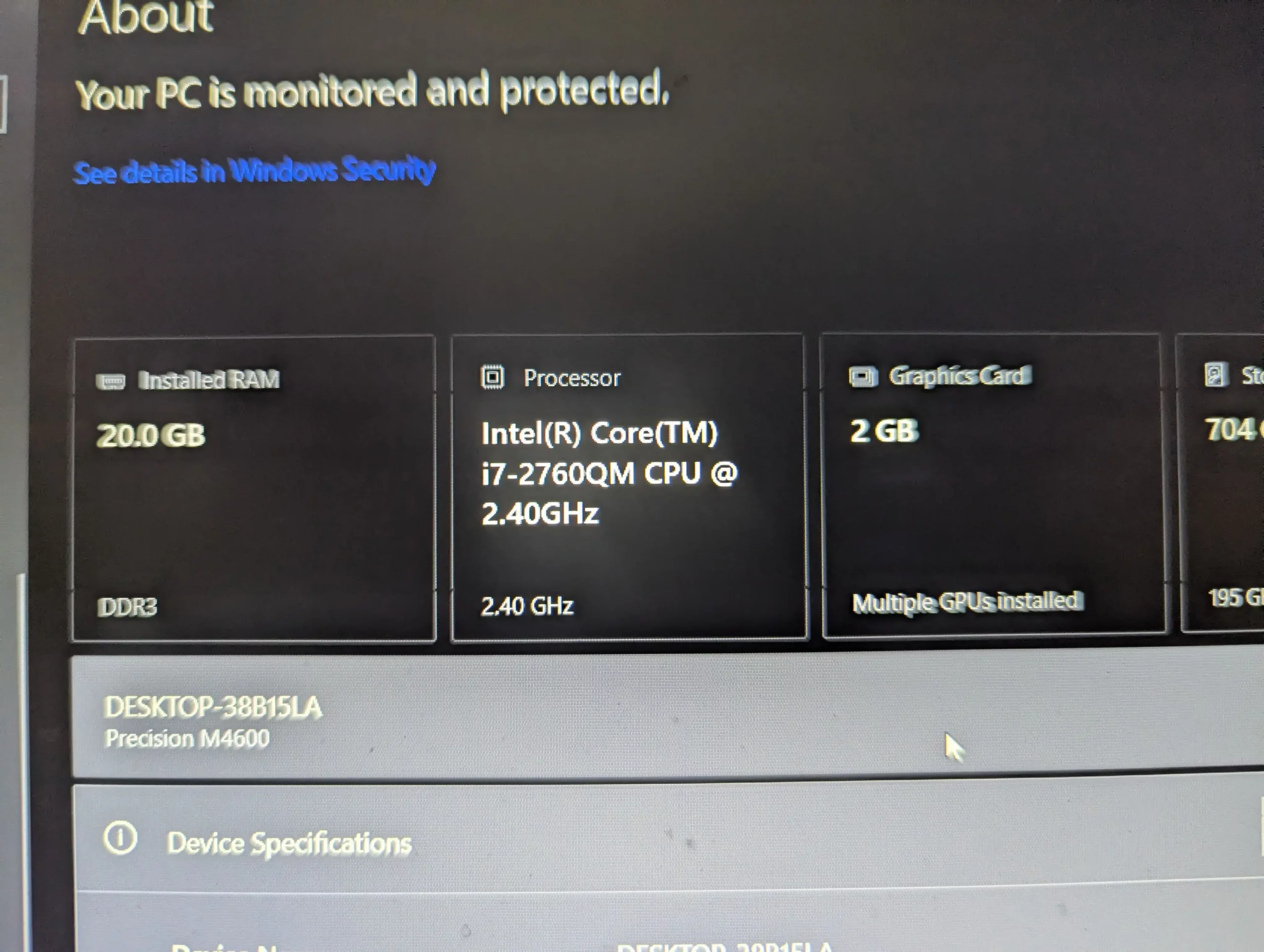 dell precision m4600