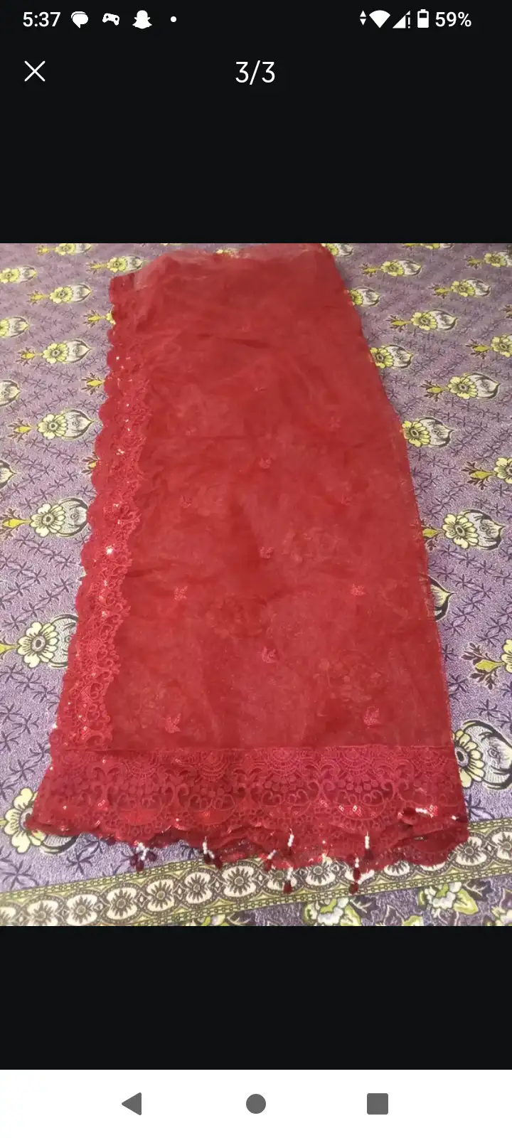 Fancy net suit complete 3 piece