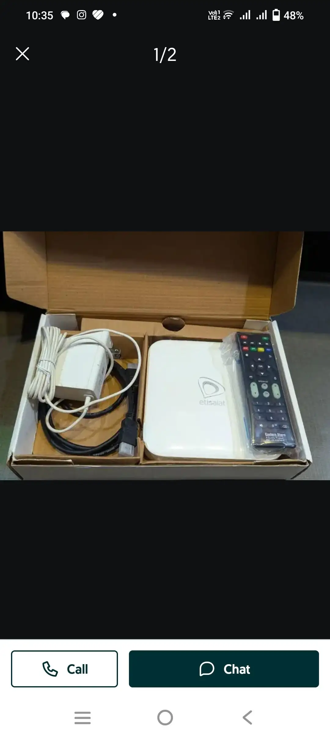Etisalat android box 9 version new