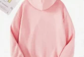 Cozy pink fleece hoodie perfect for every casual occasion