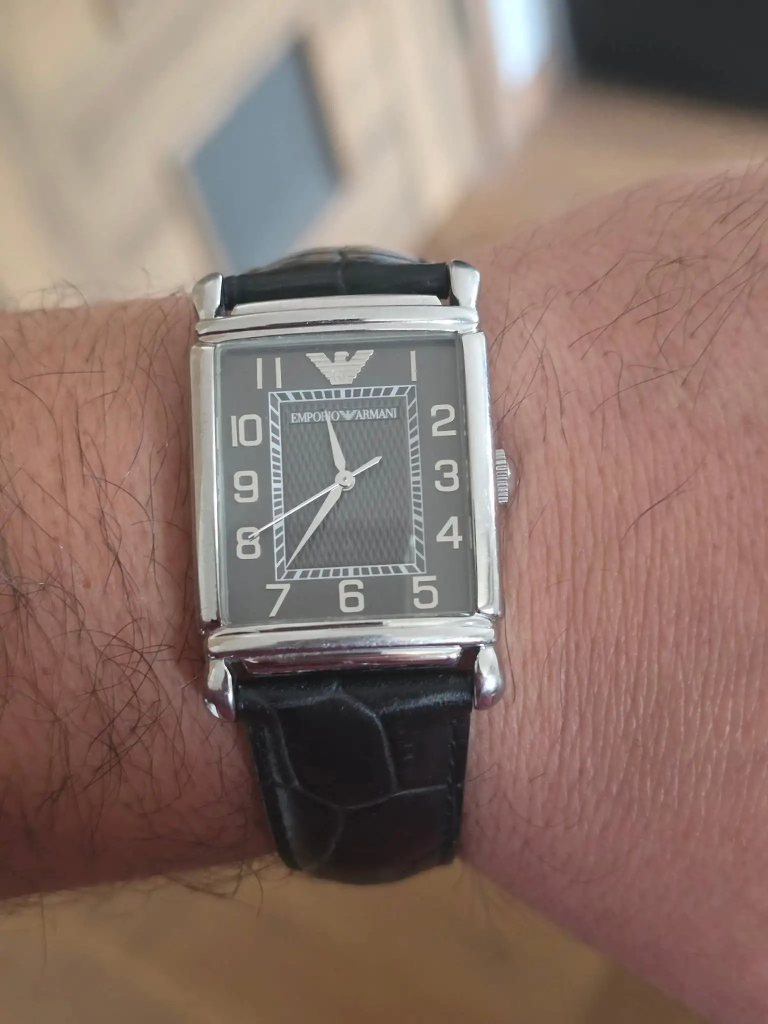 Original Emporio Armani Watch For Men Marco Medium AR0423 Pre loved In 3 months machine wa