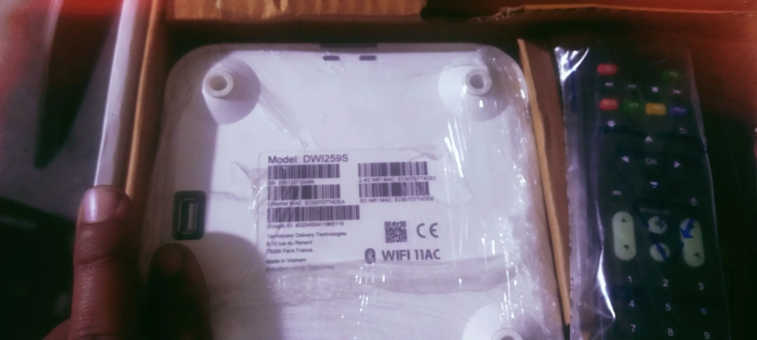 Etisalat android box 9 version new