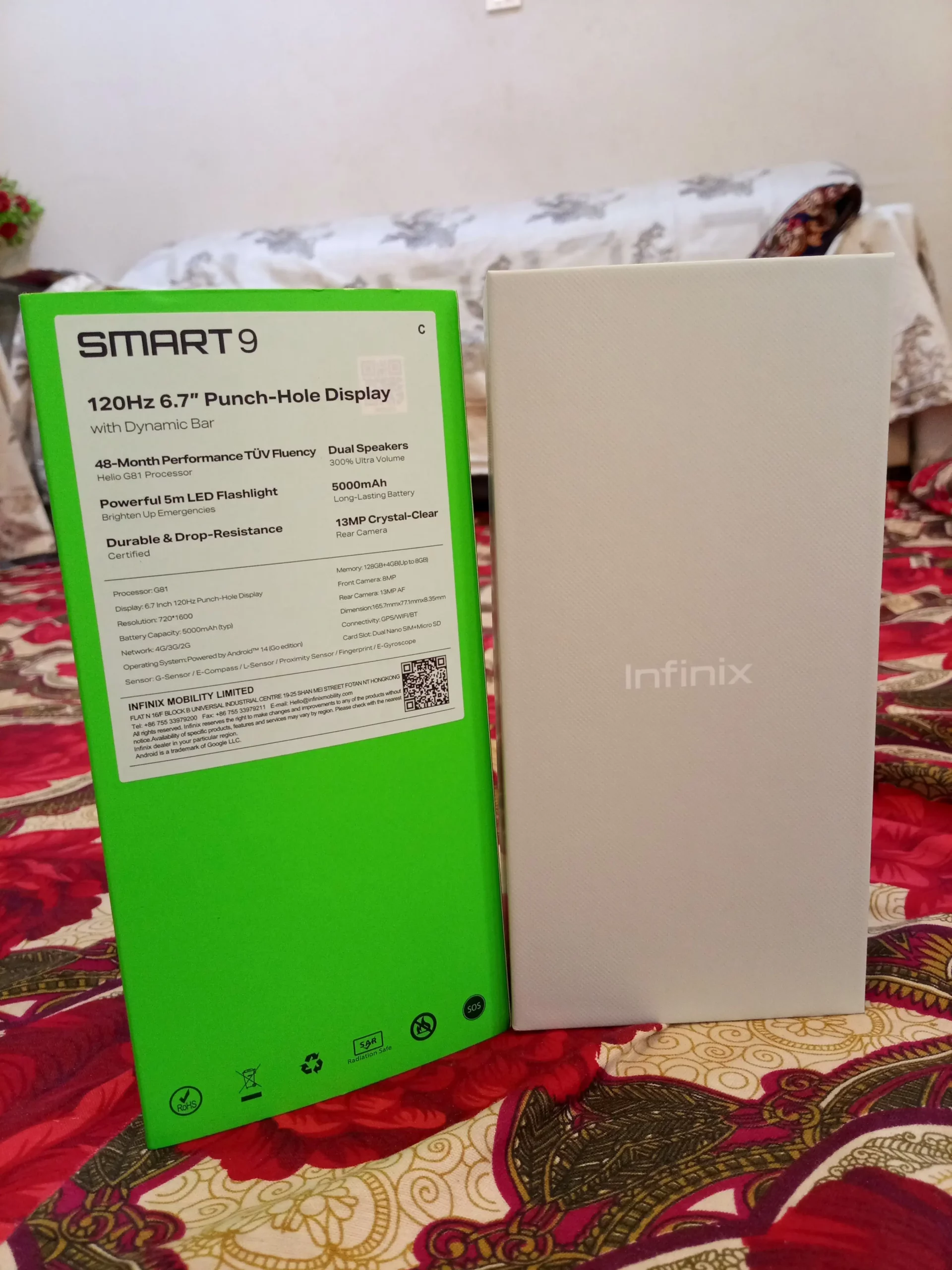 Infinix Smart 9 – 4GB/128GB, Excellent Condition
